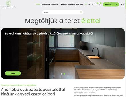 Nemcsakbútor - Egyedi prémium bútorok és irodabútorok webshopjának elkészítése a Demján Sándor pályázatban Nemcsakbútor - Egyedi prémium bútorok és irodabútorok webshopjának elkészítése a Demján Sándor pályázatban